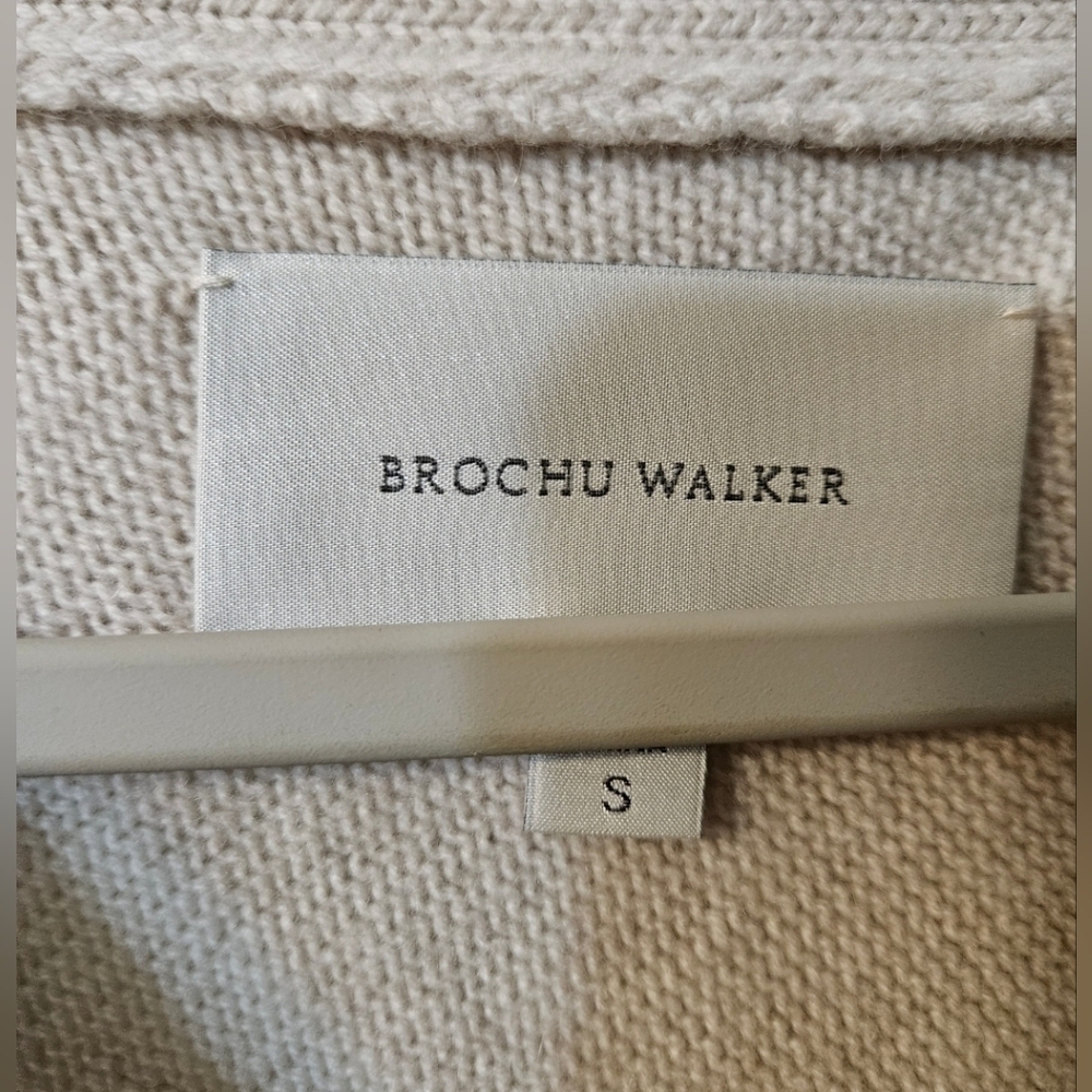 Brochu Walker Beige and Cream Sweater Crossback - Picture 3 of 6